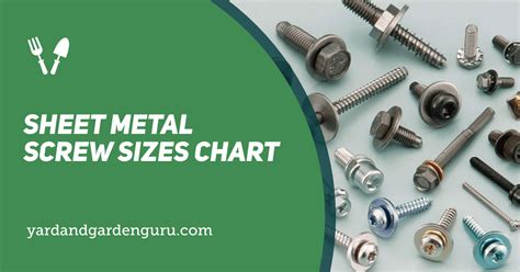 1 sheet metal screw dimensions|metal screw diameter chart.